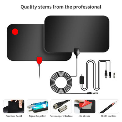 Customizable Cable Length Indoor HD 1080p Digital TV Receiver with Adhersive Mount
