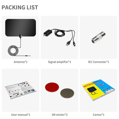 Customizable Cable Length Indoor HD 1080p Digital TV Receiver with Adhersive Mount