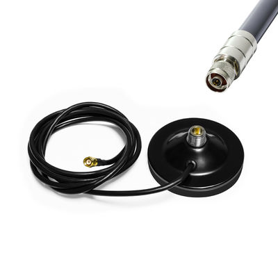 Indoor Stand Using Portable Base Fiberglass Antenna Magnetic Base with RG58 Cable