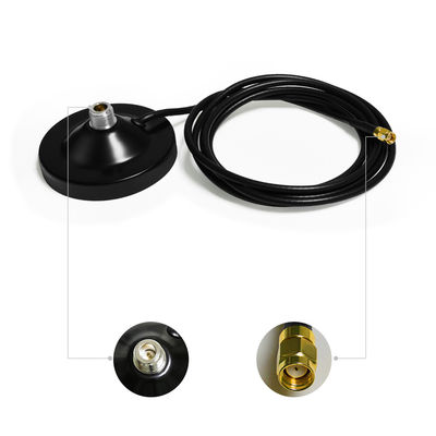 Indoor Stand Using Portable Base Fiberglass Antenna Magnetic Base with RG58 Cable