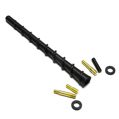 7" Black Spiral Bending AM/FM Radio Antenna Universal Fit for Trucks Cars SUVs 5dbi Gain