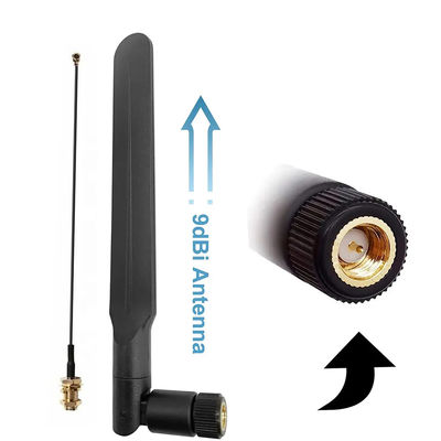 Black Long Range Omni Signal 360 Degree Receiver Wireless External 1km Rubber Router 2.4GHz SMA 5GHz 6E WiFi Antenna