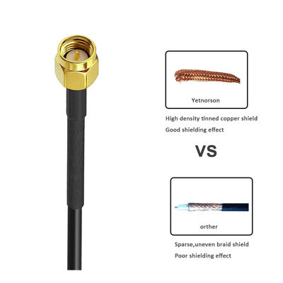 IP68 Waterproof Low Loss RG6 RG58 RG8 Micro RG11 RG174 RJ59 RG59 RF LMR400 RG213 RG6 Coaxial Cable