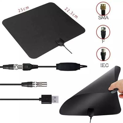 High Gain UHF VHF Digital Indoor TV Antenna with CE/FCC/ROHS/ISO9001 2000 Certificate