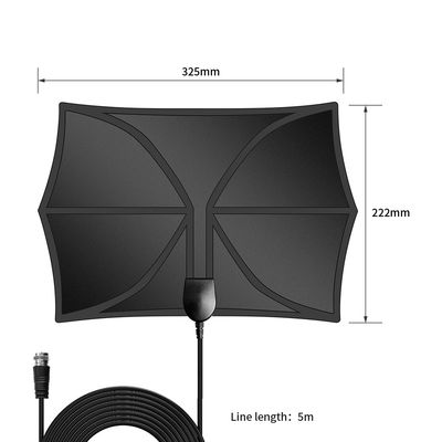 Indoor 5g 4k Yagi Exterior Aerial For Plug 75 Ohm Digital Outdoor Cable Adapter Gold Tv Antenna
