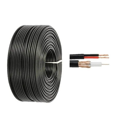 Highly Braid Shielded Coil Wire CCC CE ISO 10-100m 12 Core and Radio Coaxial RG6 Cables