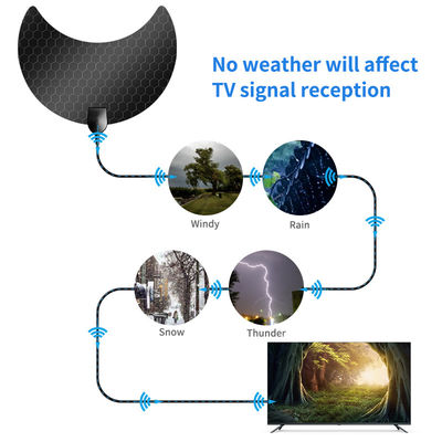 Steel Box Indoor Black Clear Satellite Hdtv Digital Amplified Hd Outdoor Ante Tv Antenna