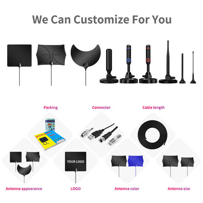 60cm Small Satellite Television Ku Band Televis Antenna Black Outdoor 5g for Free