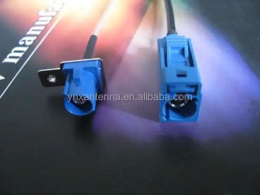 1 Conductor PVC Pure Copper Blue Fakra Male to Female Antenna Accessory Cable for Benefit