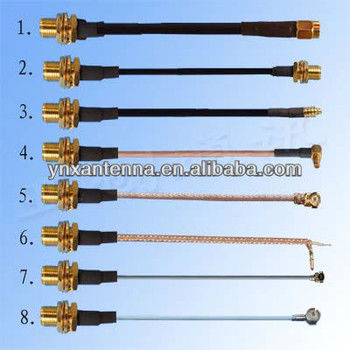 35cm SMA to IPEX/SMA to MCX/SMA to N Cable Antenna Connector for 50 OHM Input Impendence