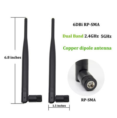 5dbi 433Mhz 868Mhz GSM WIFI RPSMA SMA Male Rubber Duck Antenna for Elevator Monitoring