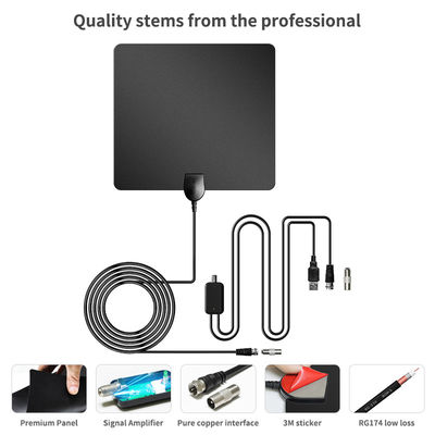 50W Max Input Power Dvb T2 Long Range HDTV 4k Indoor Hdtv Cable Outdoor Digital Tv Antenna