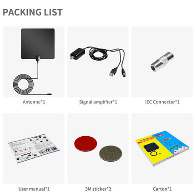 50W Max Input Power Dvb T2 Long Range HDTV 4k Indoor Hdtv Cable Outdoor Digital Tv Antenna