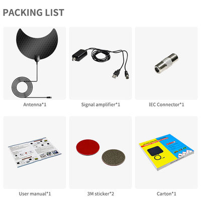 Indoor Hdtv Free View Active Malaysia Rotor Ship Satellite Digital TV Antenna with Amplifier