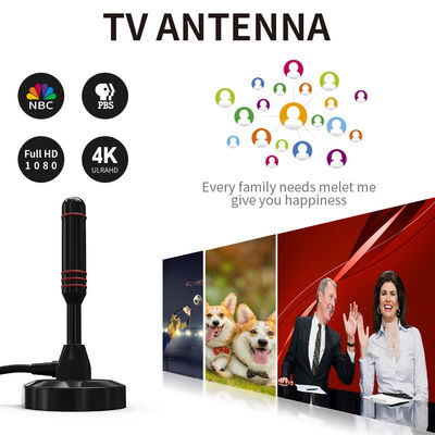 25dBi±3 Gain UHF VHF Indoor Outdoor 360 Degree Active DVB-T Powerful Hd Dvb-t Digital Tv Antenna