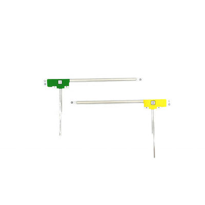 Universal Combination Antenna for Indoor Digital Car ISDB-T TV Yellow and Green Film
