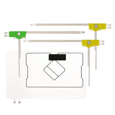 Universal Combination Antenna for Indoor Digital Car ISDB-T TV Yellow and Green Film
