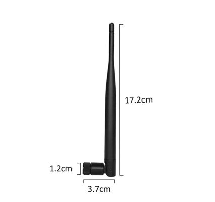 High Gain 915MHz SMA Male Whip Antenna for Long Range Communication in LPWAN Applications