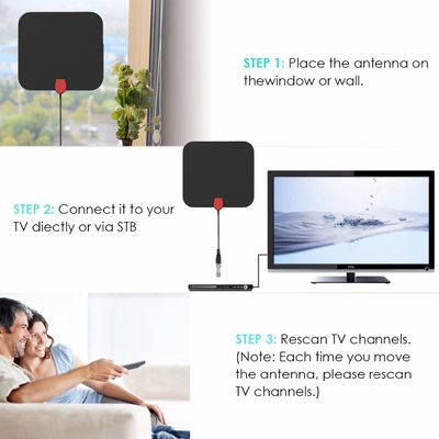 150 Miles HD Car Ground Satellite Digital TV Antenna with Amplifier V56/U390 28dBi