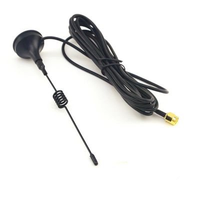 433 MHz Unity Gain Omni Antenna Magnetic Base and Male TS9 Connector 50 ohms Impedance