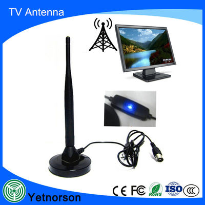 DC 3.3-5.0V Supply Voltage Active Digital TV Antenna with LED Booster 170-230/470-862MHz