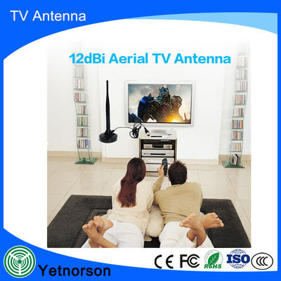 DC 3.3-5.0V Supply Voltage Active Digital TV Antenna with LED Booster 170-230/470-862MHz