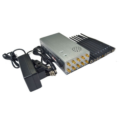24V Supply Voltage Portable Cell Phone Signal Jammer with 10/12/16/18/24/28 Antennas