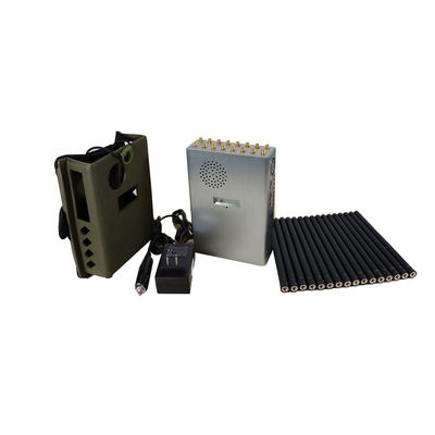 24V Supply Voltage Portable Cell Phone Signal Jammer with 10/12/16/18/24/28 Antennas