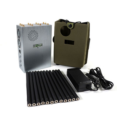 24V Supply Voltage Portable Cell Phone Signal Jammer with 10/12/16/18/24/28 Antennas