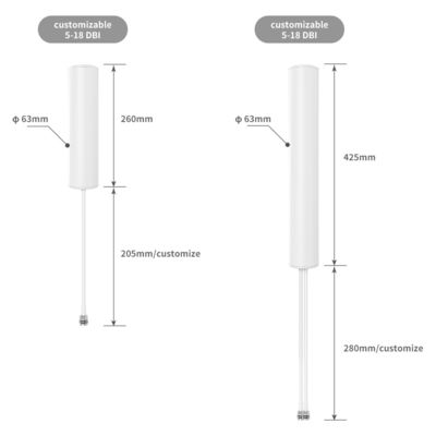 Maximum input power 50w Pole Mounted 4G/LTE 698-2700mhz Outdoor Omni Antenna