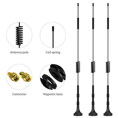 600-2700mhz TS9 4G 3G GSM Antenna 5dbi High Gain Magnetic Base with 3 Meters Cable Communication Antenna