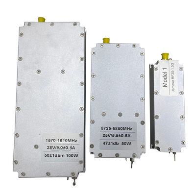 5-150W Jammer Module for UAV Signal Blocker 433mhz 0.9G 1.2G 1.5G 2.4G 5.2G 5.8G