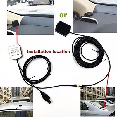 30dbi Waterproof GPS Antenna Receiver Transmitter with USB Port and 50Ω Input Impendence