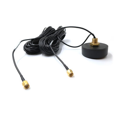 Black Radome Color High Gain 28dBi GSM GPS WiFi 4G Combo Antenna with RG174 Coax Cable