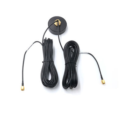 Black Radome Color High Gain 28dBi GSM GPS WiFi 4G Combo Antenna with RG174 Coax Cable