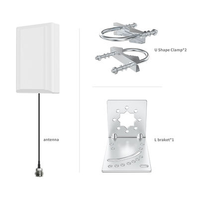 Vertical Polarization 15dBi VHF Panel Antenna for DVB-S Receiver and Android Smart TV Box
