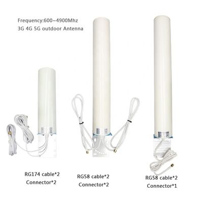 VSWR 2.0 Long Range Outdoor Omni Directional WiFi Communication Antenna Base Station