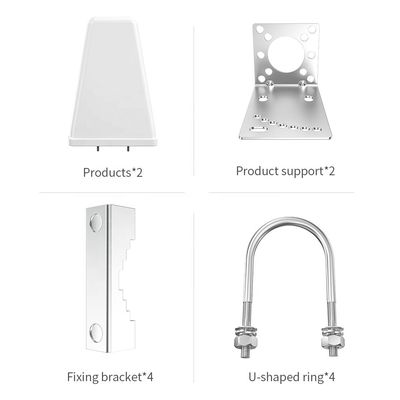 Vertical Polarization 11dBi LPDA 4G LTE Antenna Screw Mount for Car Communication