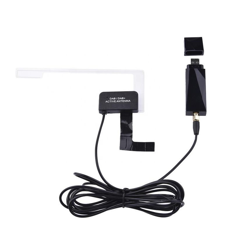 Compact and Durable DAB Active Car Radio Patch Antena with 12 Volt Supply Requirement