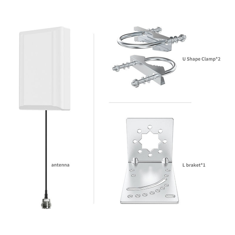 Vertical Polarization 15dBi VHF Panel Antenna for DVB-S Receiver and Android Smart TV Box